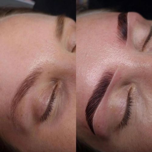 Laminated brows