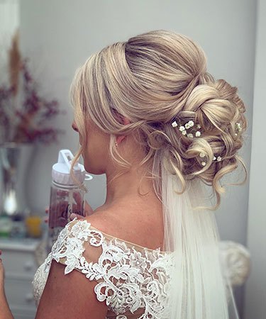 Brides Hairstyles at Tiffany Frances Salon in Gravesend