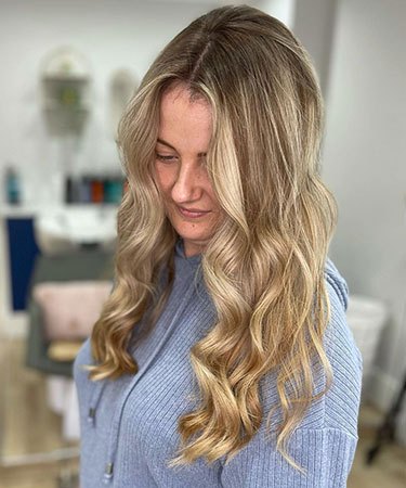 Face framing balayage